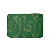 Cactus Pattern Badematte (Vorderseite)