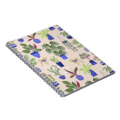 Cactus Pattern Blush Pink Notizblock (Rechte Seite)