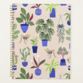 Cactus Pattern Blush Pink Planer (Vorderseite)