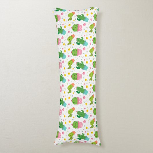 Cactus Pattern Body Pillow Seitenschläferkissen (Vorderseite Vertikal)