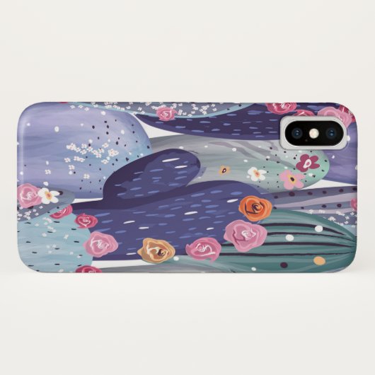 Cactus Pattern Case-Mate iPhone Hülle (Rückseite (Horizontal))