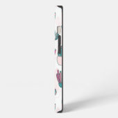Cactus Pattern Case Mate Trendy Pink House Pflanze iPhone Hülle (Linke Seite)
