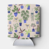 Cactus Pattern Dusty Pink Dosenkühler (Rückseite)