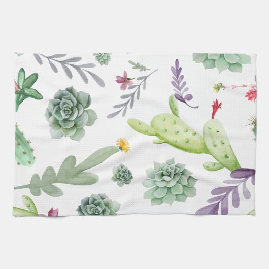 Cactus Pattern Geschirrtuch (Horizontal)