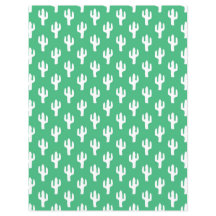 Cactus Pattern Green Desert Saguaro Südwest Fun