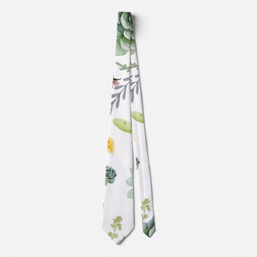 Cactus Pattern Krawatte (Vorderseite)