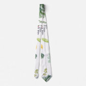 Cactus Pattern Krawatte (Rückseite)