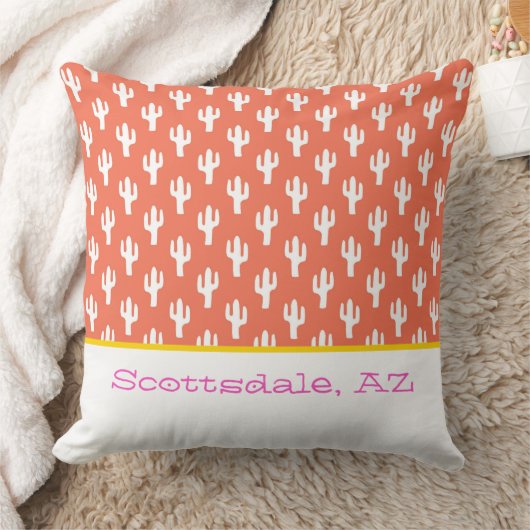 Cactus Pattern LOCATION Colorful Südwestwüste Kissen (Decke)