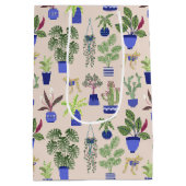 Cactus Pattern Mittlere Geschenktüte (Rückseite)
