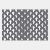 Cactus Pattern neutrale Wüste Modernes Business Geschenkpapier Set (Vorderseite 3)