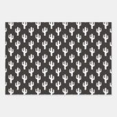 Cactus Pattern neutrale Wüste Modernes Business Geschenkpapier Set (Vorderseite 2)