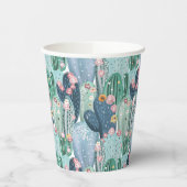 Cactus Pattern Pappbecher (Links)