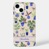 Cactus Pattern Personalisiert Case-Mate iPhone Hülle (Rückseite)
