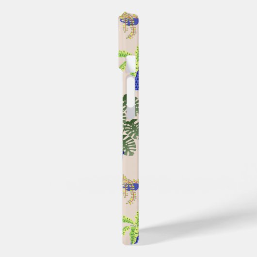 Cactus Pattern Pink Case-Mate iPhone Hülle (Rückseite / Links)