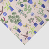 Cactus Pattern Pink Seidenpapier (Ausschnitt)