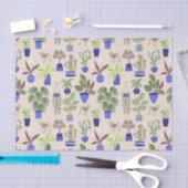 Cactus Pattern Pink Seidenpapier (Handwerk)