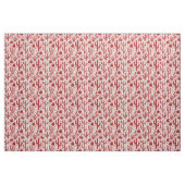 Cactus Pattern - Ruby Red und White Stoff (Yard (91,4 cm))