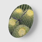 Cactus Pattern Runde Wanduhr (Winkel)
