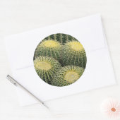 Cactus Pattern Runder Aufkleber (Umschlag)