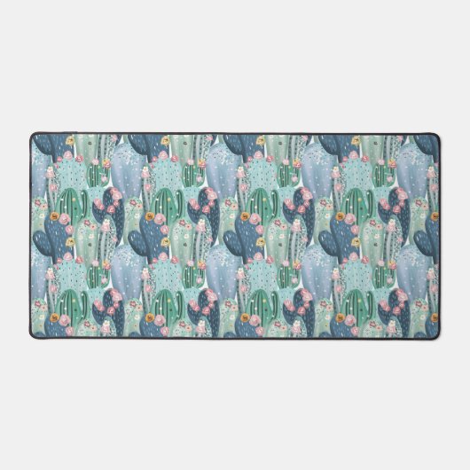 Cactus Pattern Schreibtischunterlage (Vorderseite)
