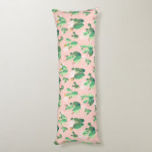 Cactus Pattern Seitenschläferkissen (Rückseite (Vertikal))