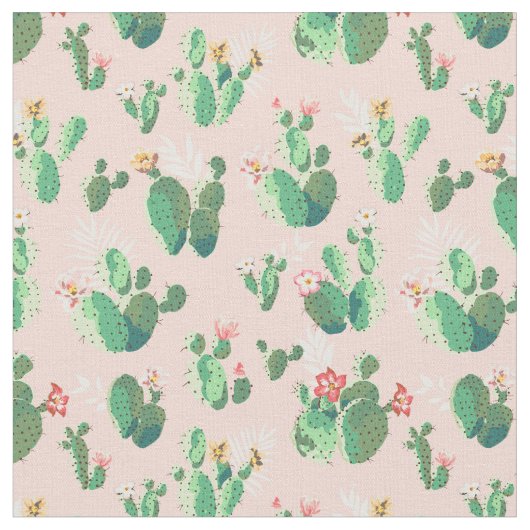 Cactus Pattern Stoff (Nahaufnahme)