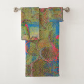 Cactus Pattern Towel Set (Insitu)