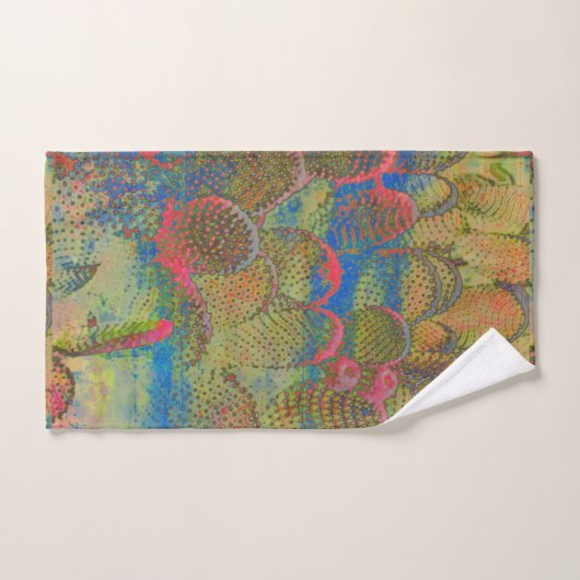 Cactus Pattern Towel Set (Handtuch)