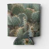 Cactus pattern: trendy Opuntia ficus-indica. Dosenkühler (Vorderseite)