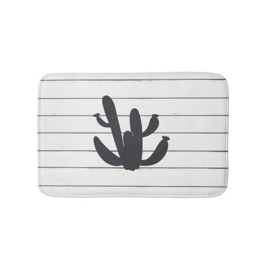 Cactus Pflanze Desert Art Bath Mat Badematte (Vorderseite)