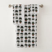Cactus Pflanze Funky pattern Badhandtuch Set (Insitu)