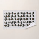 Cactus Pflanze Funky pattern Badhandtuch Set (Handtuch)
