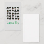 Cactus Pflanze Funky pattern Mitteilungskarte (Vorne/Hinten)