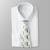Cactus Pflanze Neck Tie Krawatte (Gebunden)