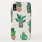 Cactus Pflanze Pattern Case-Mate iPhone Hülle (Rückseite)