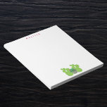 Cactus Pflanze pocht niedlicher Name Notizblock<br><div class="desc">Ein Kaktus in einem Topf mit rosa Blume und zwei weitere ohne Topf. Personalisieren Sie Ihren Namen und fügen Sie ihn in rosa Buchstaben oben hinzu. Der Hintergrund ist weiß, aber Sie können eine Farbe hinzufügen, indem Sie auf "Anpassen" klicken und dann den Farbwähler auf der rechten Seite. Farben: grün,...</div>