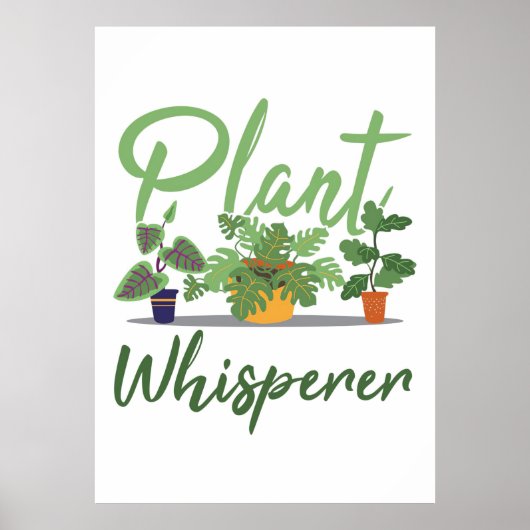 Cactus Pflanze Whisperer Poster (Vorne)