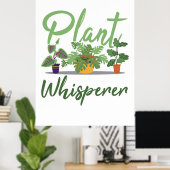 Cactus Pflanze Whisperer Poster (Heimbüro)