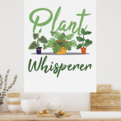 Cactus Pflanze Whisperer Poster (Küche)