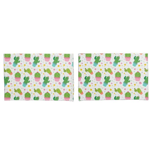 Cactus Pillow Case Kissenbezug (Vorderseite-Set)