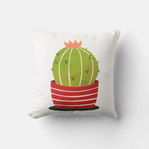 CACTUS PILLOW Kaktus in einem Topf minimale Kunst Kissen