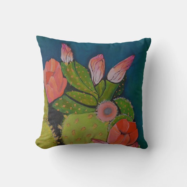 Cactus Pillow Square Kissen (Vorderseite)
