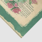 Cactus Pink Blume Ephemera Collage Art Nr. 1 Seidenpapier (Ausschnitt)