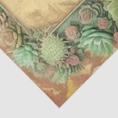 Cactus Pink Blume Ephemera Collage Art Nr. 6 Seidenpapier (Ausschnitt)