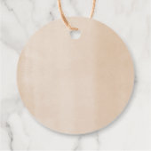 Cactus pink floral boho Girl Dusche danke Geschenkanhänger (Rückseite)