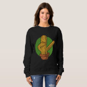 cactus plant dab dabbing sweatshirt (Vorne ganz)