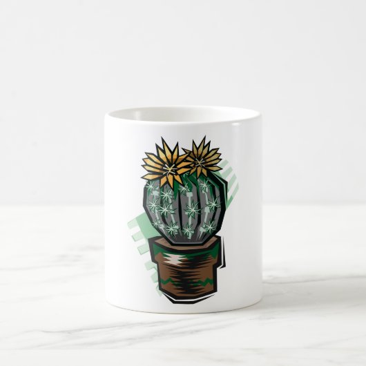 Cactus Plant In A Pot Kaffeetasse (Mittel)