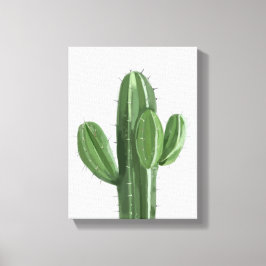Cactus Plant Painting - Still-Life Illustration Leinwanddruck