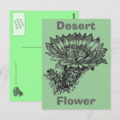 Cactus Postcard Postkarte (Vorne/Hinten)