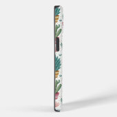 Cactus Pot with Plants, Flowers and Rainbows Case-Mate iPhone Hülle (Rückseite / Rechts)